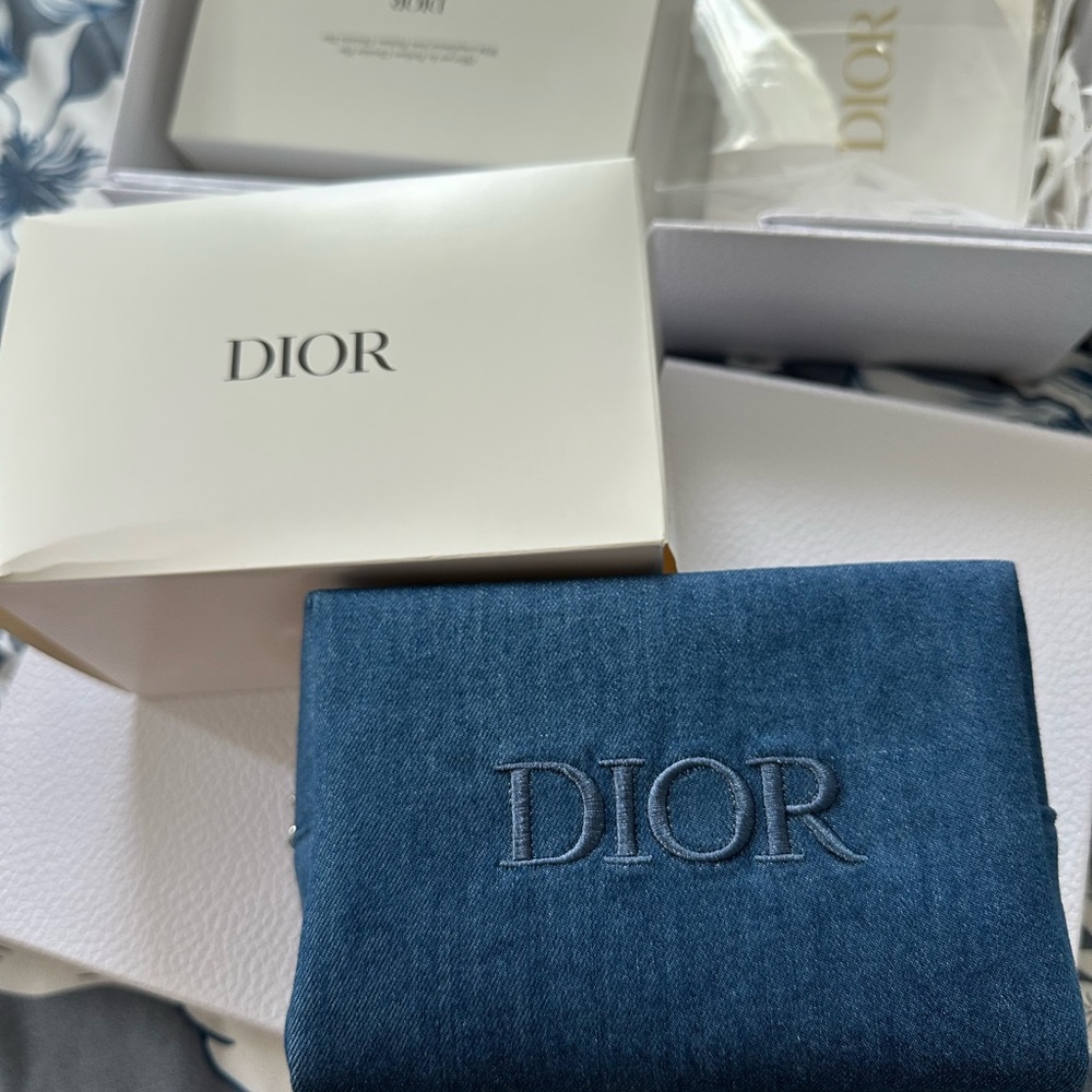 Dior Denim Blue Pouch